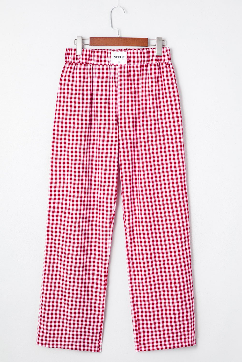 Laura Plaid Casual Loose Trousers - Hello Beautiful BoutiquePants & CulotteThreaded Pear