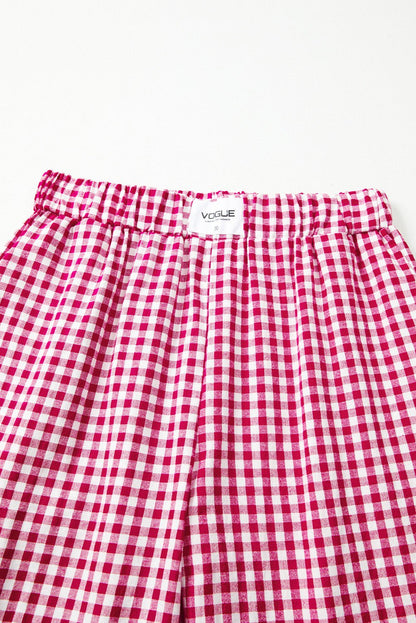 Laura Plaid Casual Loose Trousers - Hello Beautiful BoutiquePants & CulotteThreaded Pear