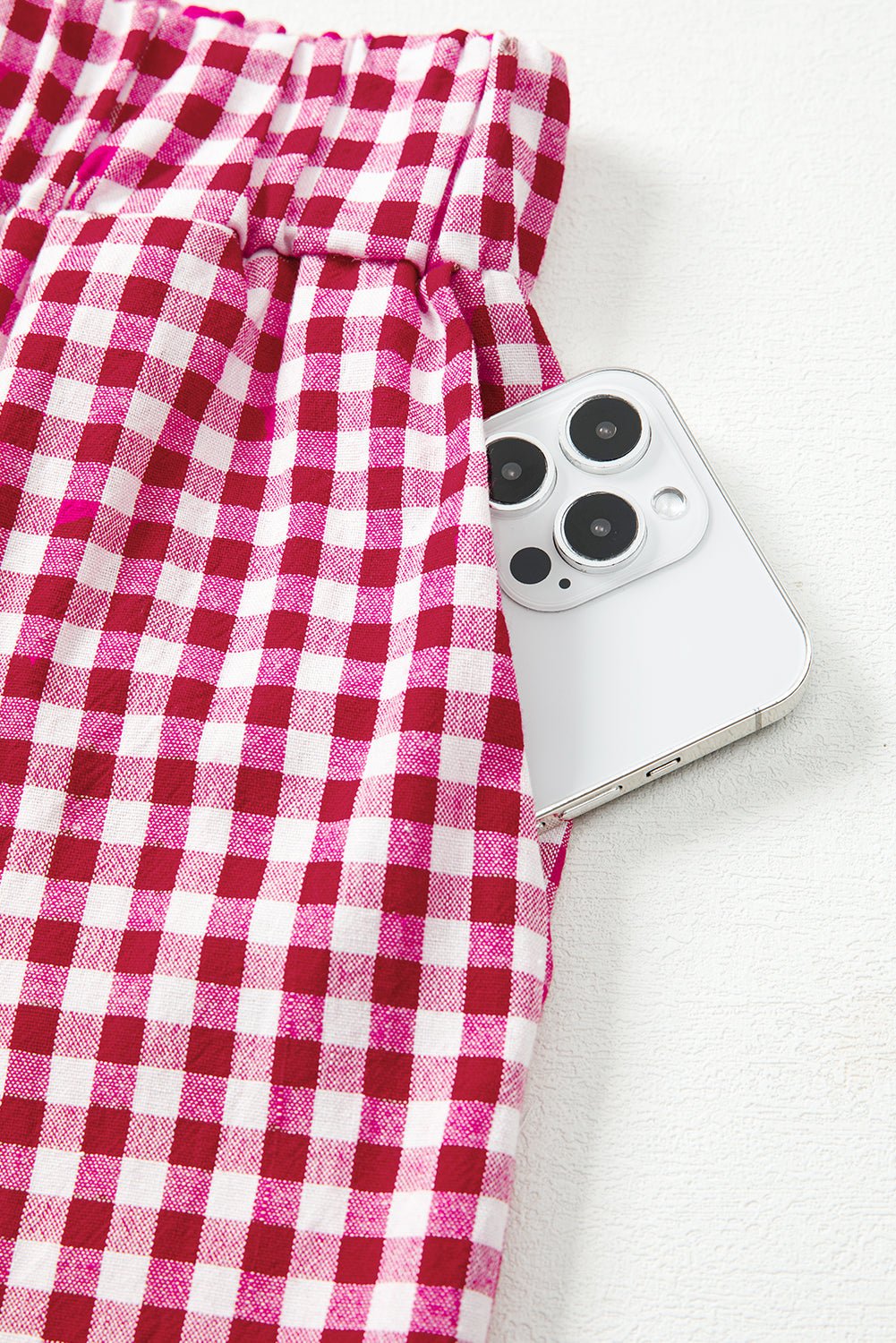 Laura Plaid Casual Loose Trousers - Hello Beautiful BoutiquePants & CulotteThreaded Pear