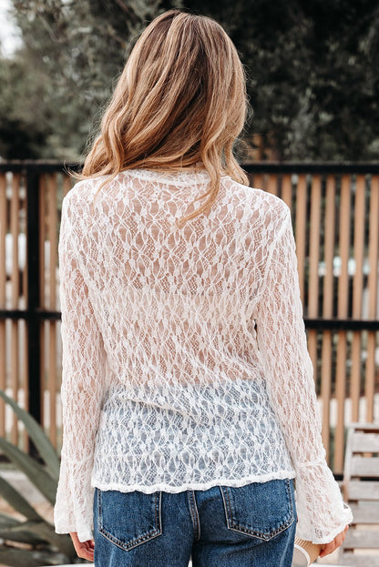 Laurel Bell Sleeve Mock Blouse - Hello Beautiful BoutiqueBlouses & ShirtsThreaded Pear