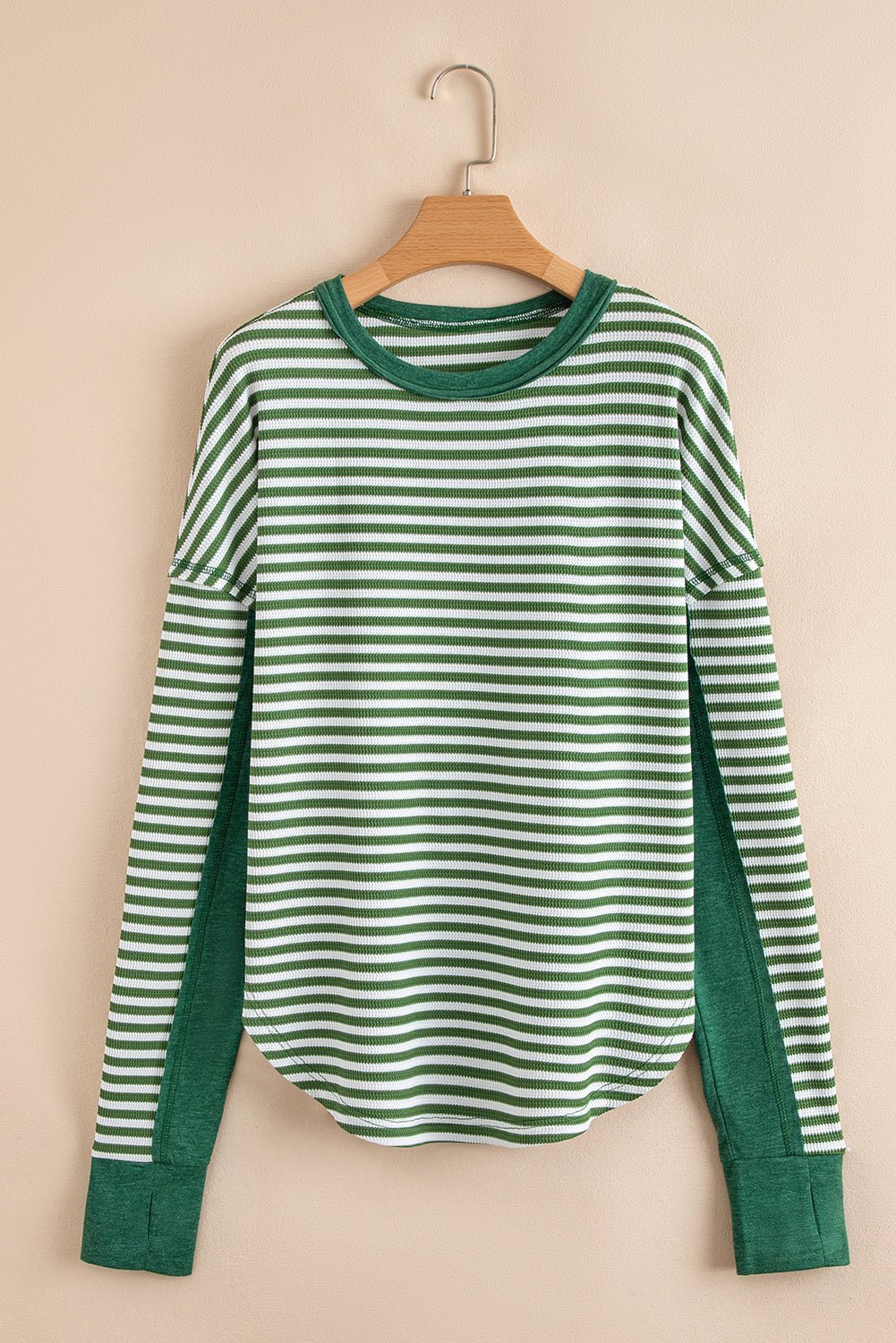 Laurel Drop Shoulder Casual Top - Hello Beautiful BoutiqueLong Sleeve TopsThreaded Pear