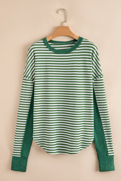 Laurel Drop Shoulder Casual Top - Hello Beautiful BoutiqueLong Sleeve TopsThreaded Pear