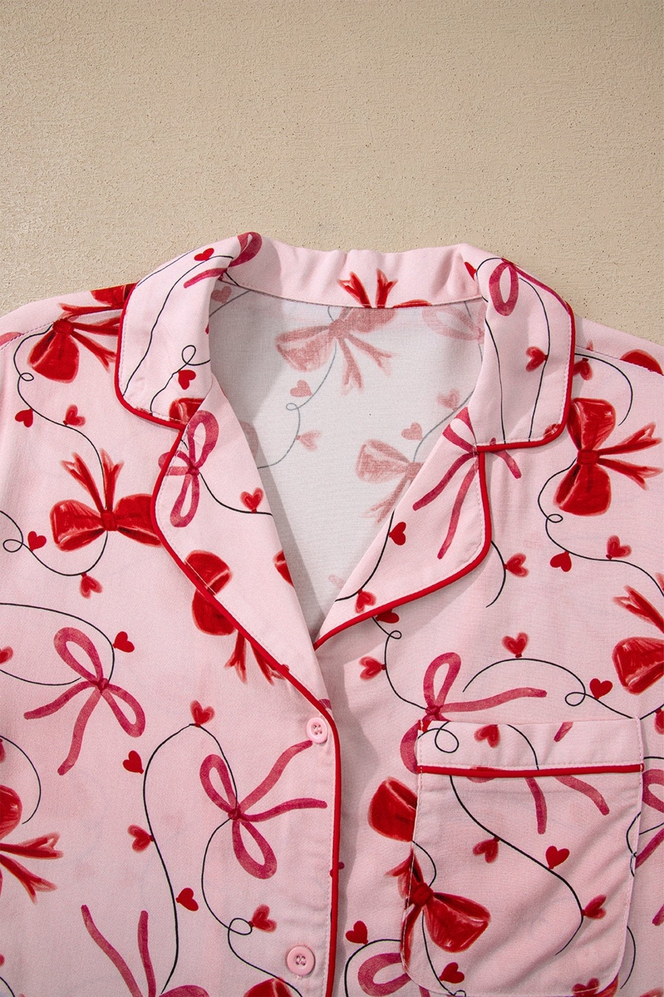 Laurel Pcs Pajama Set Long Sleeve Top - Hello Beautiful BoutiqueSleepwearThreaded Pear