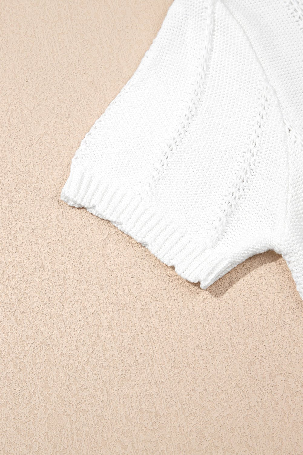 Lavender Puff Sleeve Crewneck Sweater - Hello Beautiful BoutiqueShort Sleeve SweatersThreaded Pear