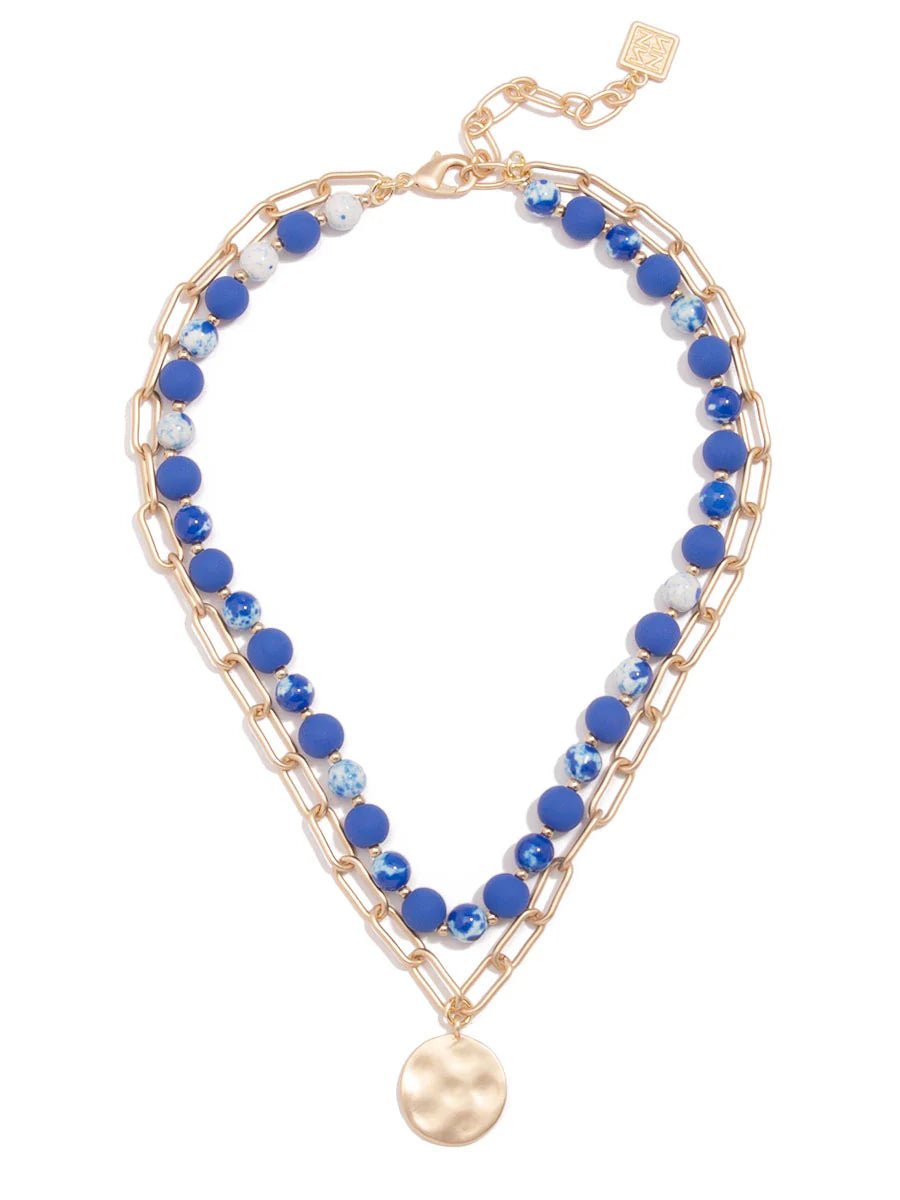 Layered Collar Necklace N2698 - Hello Beautiful BoutiqueNecklaceZenzii