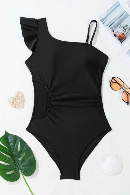 Layla Pleated One Piece Swimsuit - Hello Beautiful BoutiqueOne Piece SwimsuitThreaded Pear