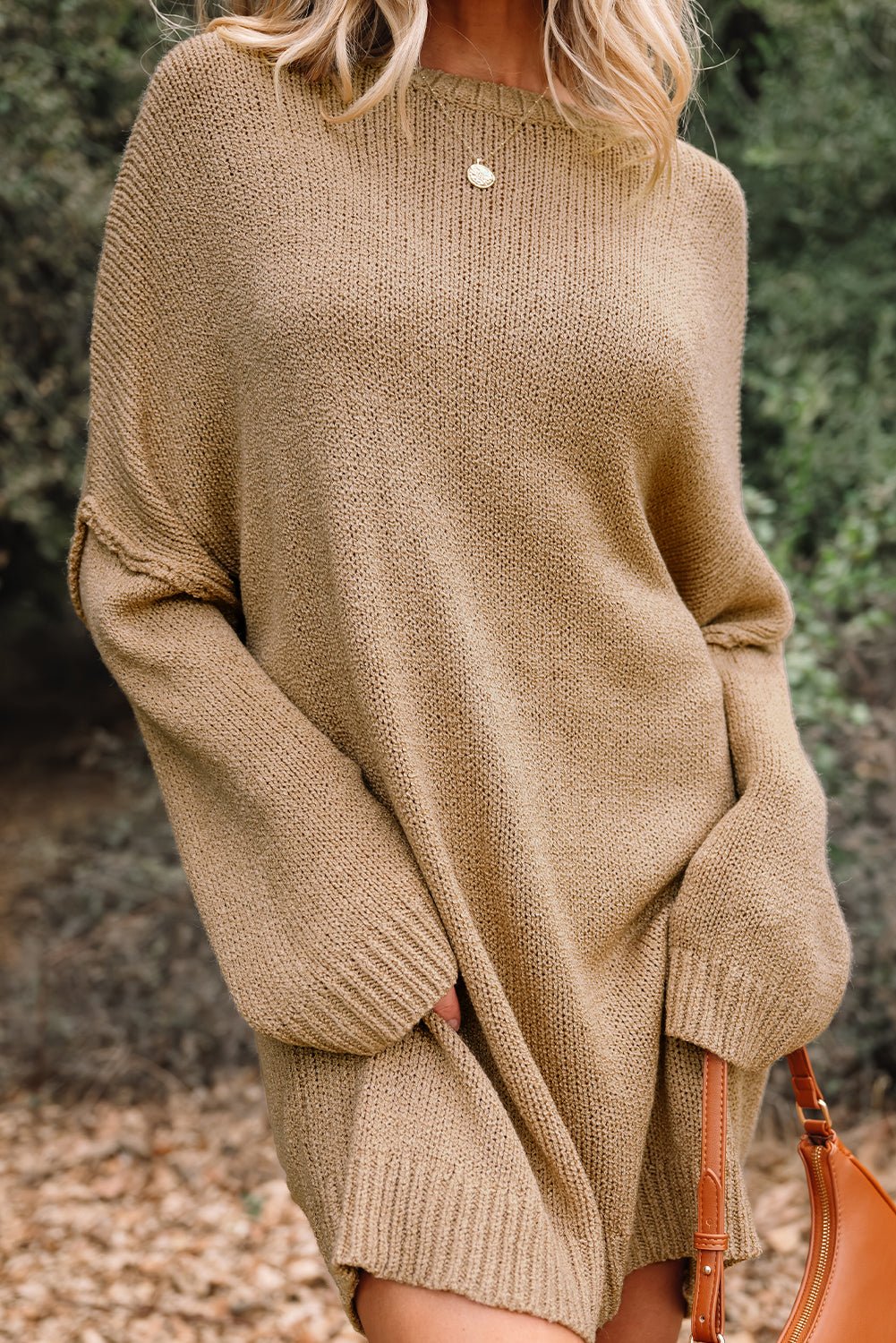 Laylani Drop Shoulder Slouchy Sweater - Hello Beautiful BoutiqueSweater DressesThreaded Pear