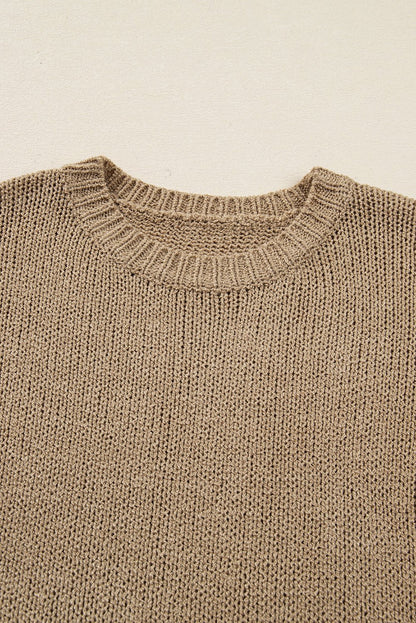 Laylani Drop Shoulder Slouchy Sweater - Hello Beautiful BoutiqueSweater DressesThreaded Pear