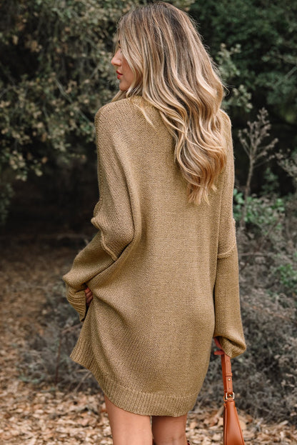 Laylani Drop Shoulder Slouchy Sweater - Hello Beautiful BoutiqueSweater DressesThreaded Pear