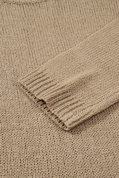Laylani Drop Shoulder Slouchy Sweater - Hello Beautiful BoutiqueSweater DressesThreaded Pear
