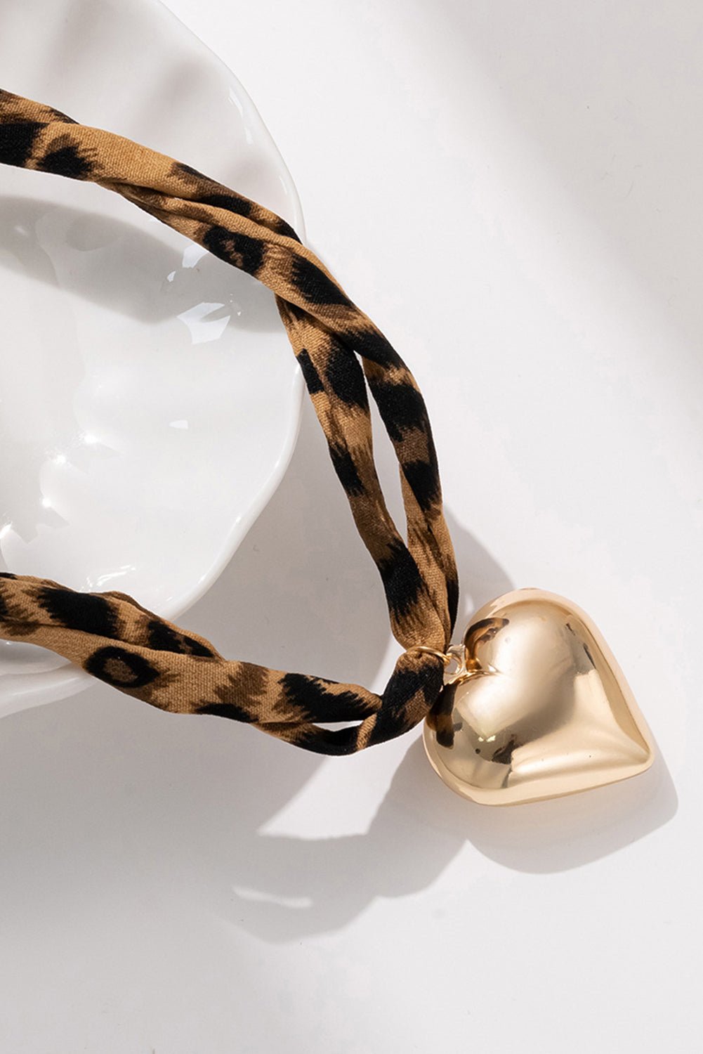 Lea Heart Charm Scarf Necklace - Hello Beautiful BoutiqueJewelryThreaded Pear