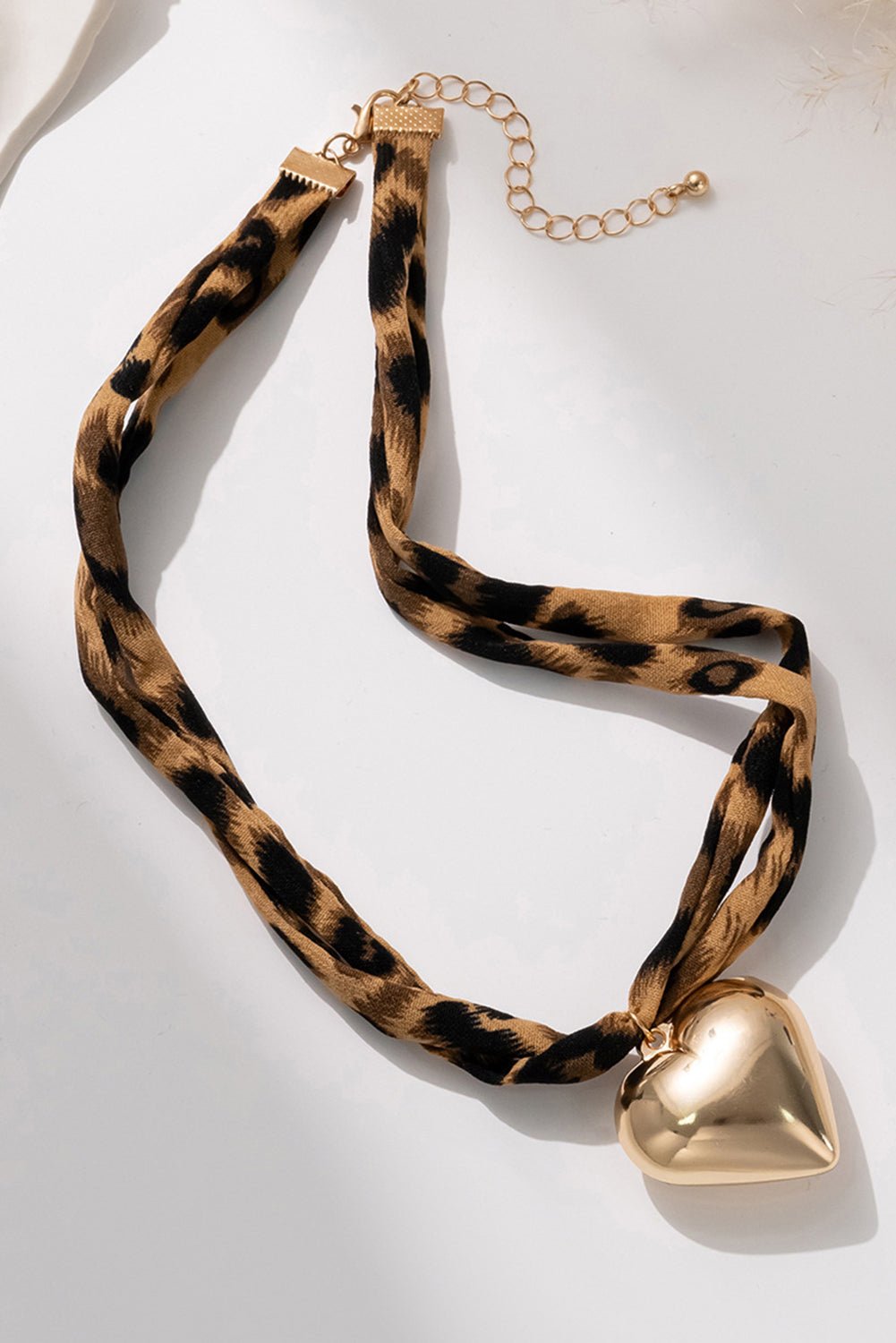 Lea Heart Charm Scarf Necklace - Hello Beautiful BoutiqueJewelryThreaded Pear