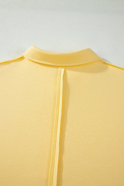 Legacy Solid Color Polo PLUS Tee - Hello Beautiful BoutiquePlus Size LoungewearThreaded Pear