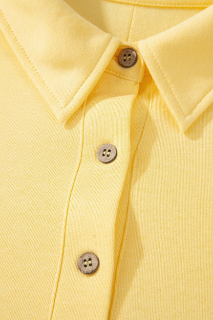 Legacy Solid Color Polo PLUS Tee - Hello Beautiful BoutiquePlus Size LoungewearThreaded Pear