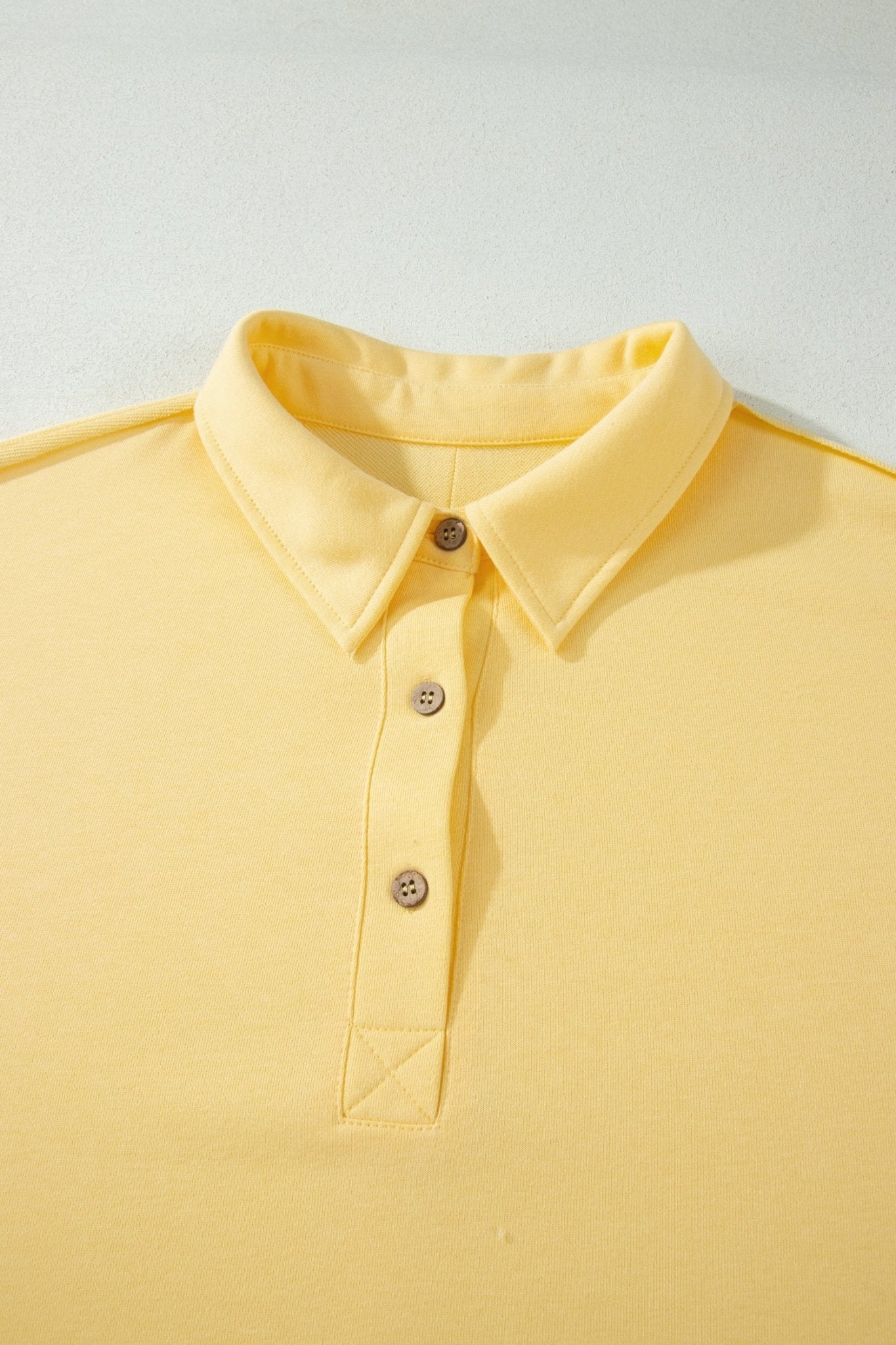 Legacy Solid Color Polo PLUS Tee - Hello Beautiful BoutiquePlus Size LoungewearThreaded Pear