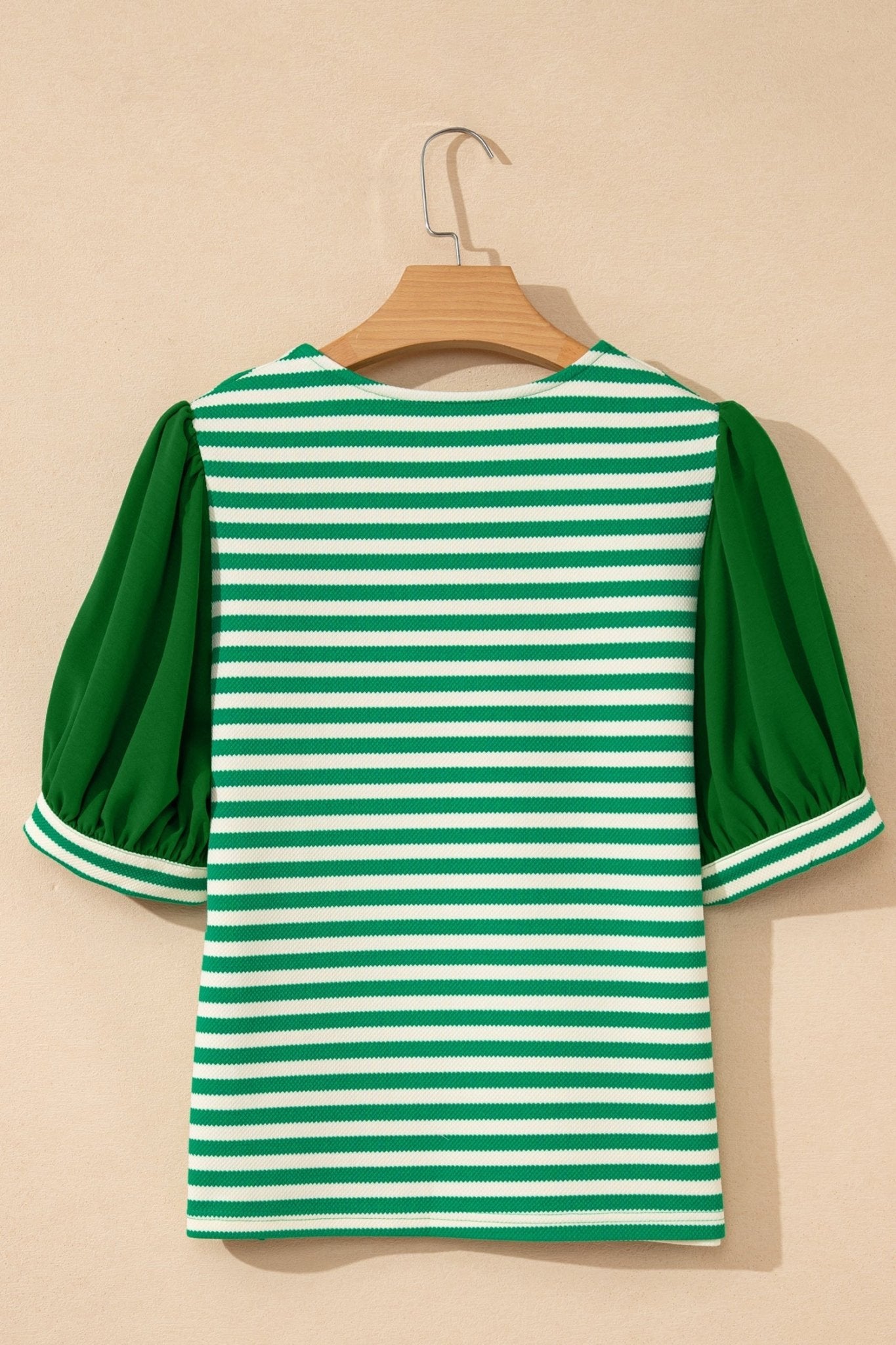 Leighton Short Sleeve Patchwork Blouse - Hello Beautiful BoutiqueBlouses & ShirtsThreaded Pear