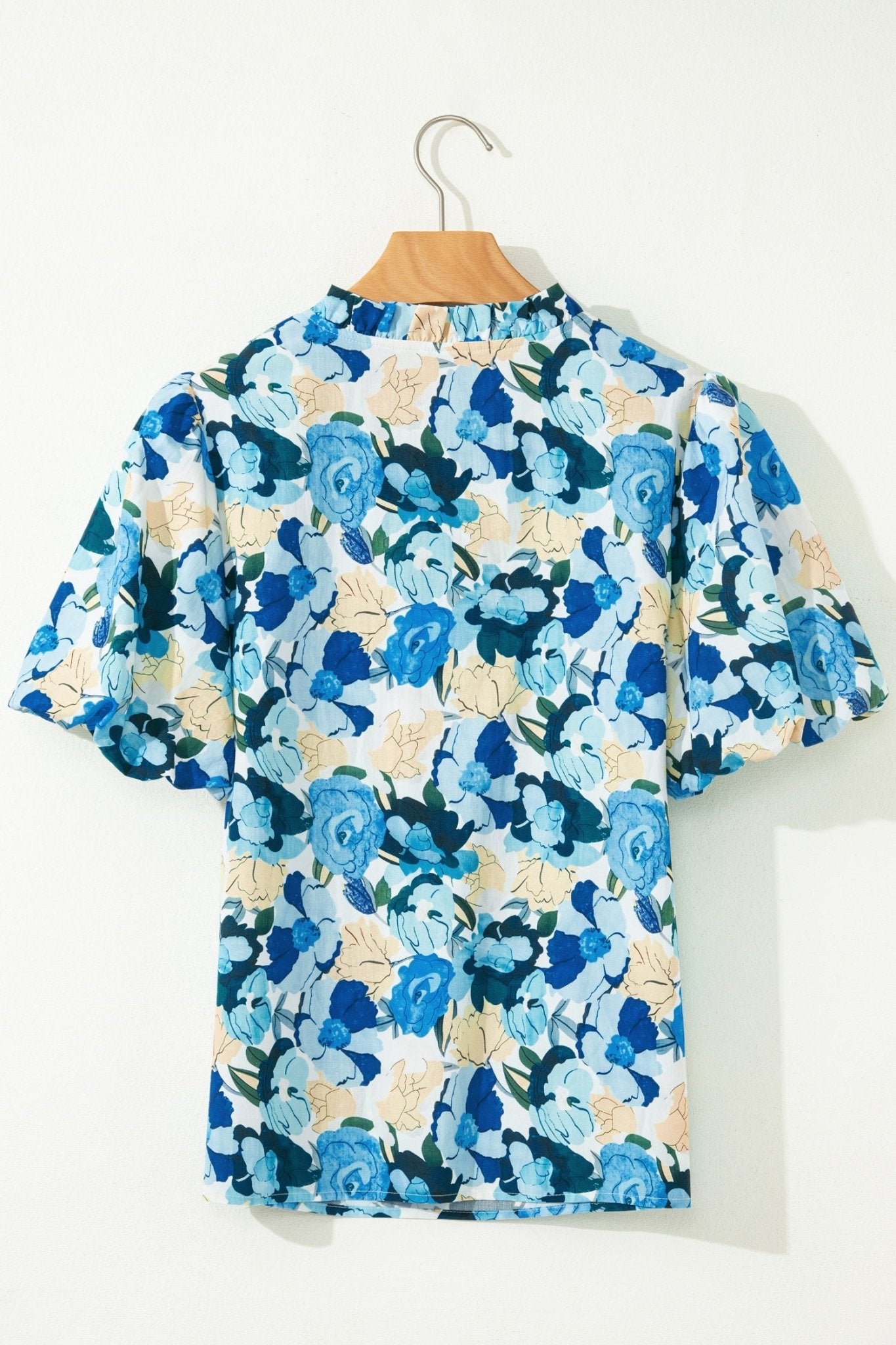 Leilani Short Puff Sleeve Blouse - Hello Beautiful BoutiqueBlouses & ShirtsThreaded Pear