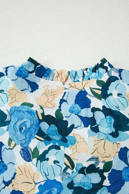 Leilani Short Puff Sleeve Blouse - Hello Beautiful BoutiqueBlouses & ShirtsThreaded Pear