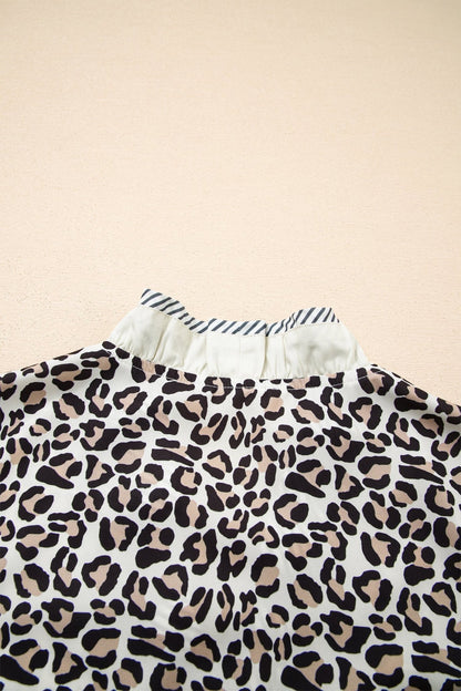 Lena Trim Short Sleeve Blouse - Hello Beautiful BoutiqueBlouses & ShirtsThreaded Pear