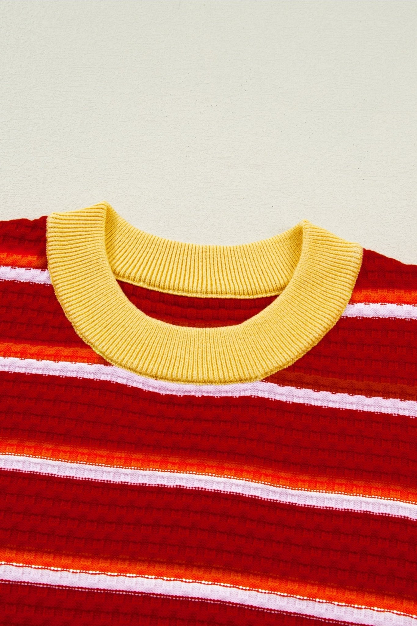 Lennox Trim Half Sleeve Sweater - Hello Beautiful BoutiqueShort Sleeve SweatersThreaded Pear