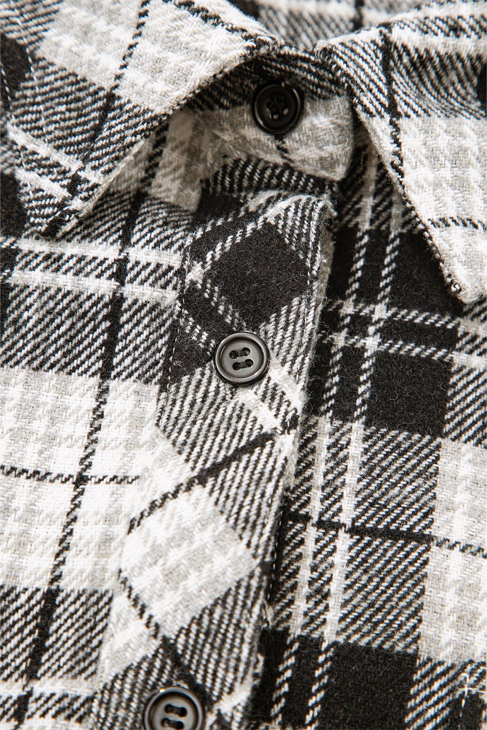 Leona Plaid Print Chest Shirt - Hello Beautiful BoutiqueBlouses & ShirtsThreaded Pear