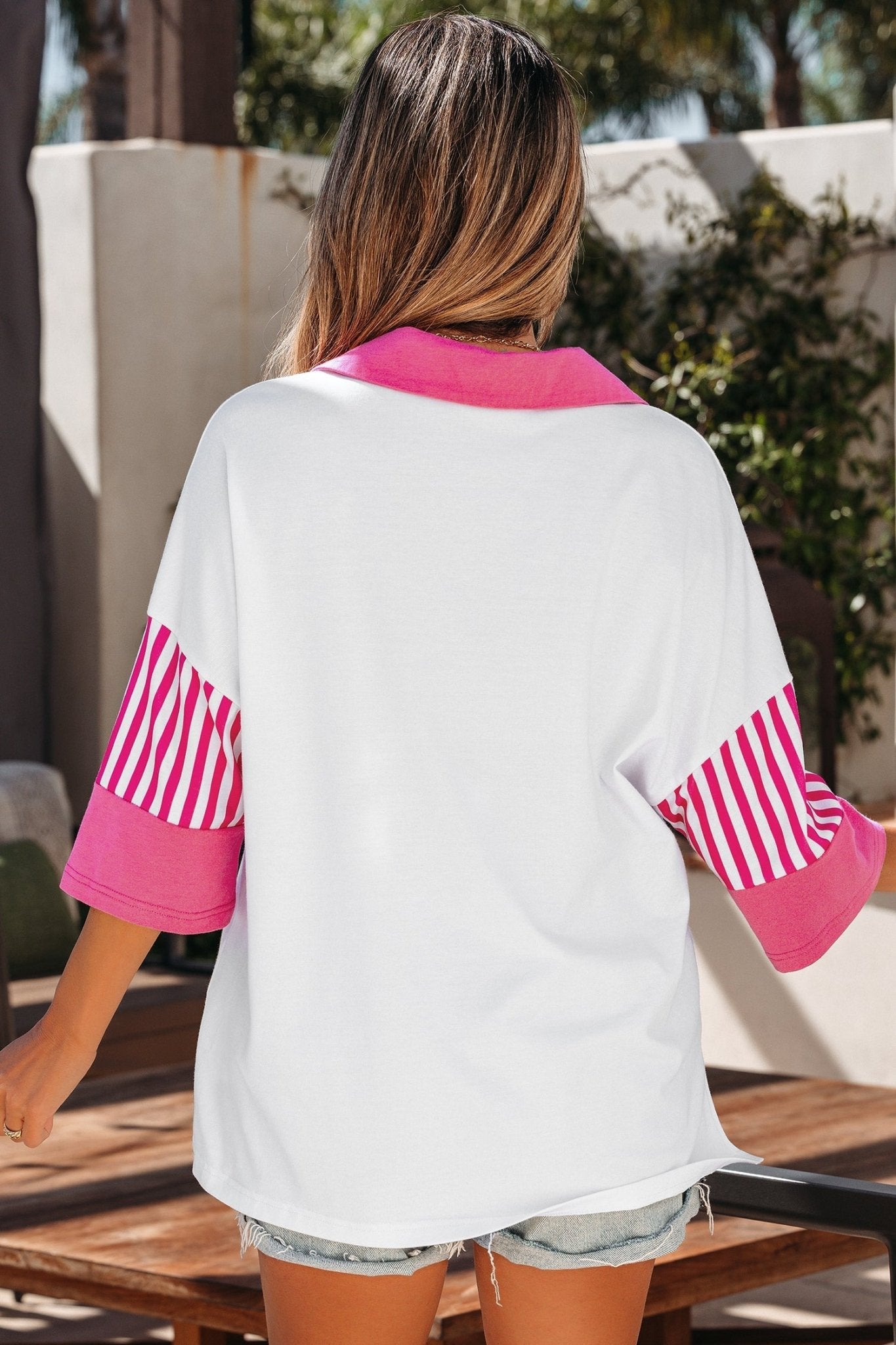 Leslie Half Sleeve T Shirt - Hello Beautiful BoutiqueTops & TeesThreaded Pear