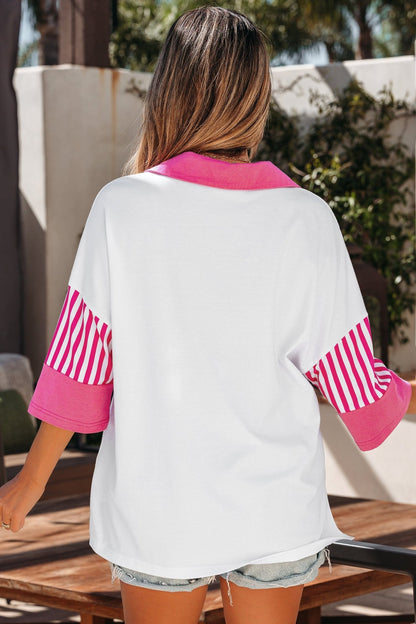 Leslie Half Sleeve T Shirt - Hello Beautiful BoutiqueTops & TeesThreaded Pear