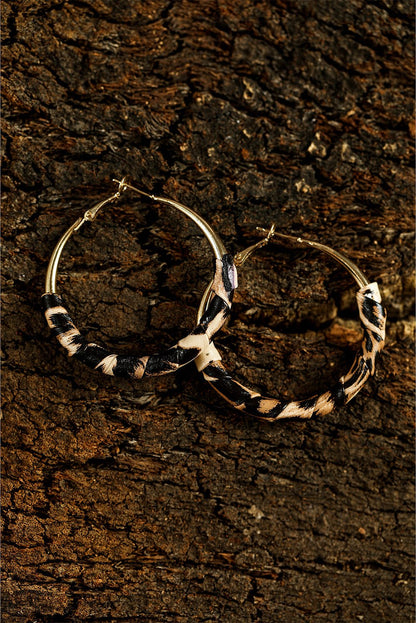 Lettie Plated Detail Hoop Earrings - Hello Beautiful BoutiqueJewelryThreaded Pear