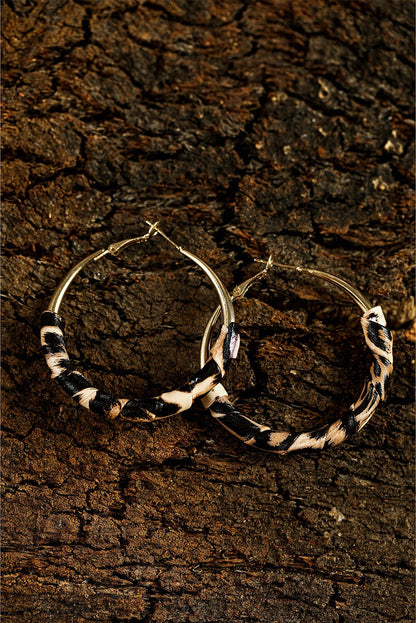 Lettie Plated Detail Hoop Earrings - Hello Beautiful BoutiqueJewelryThreaded Pear