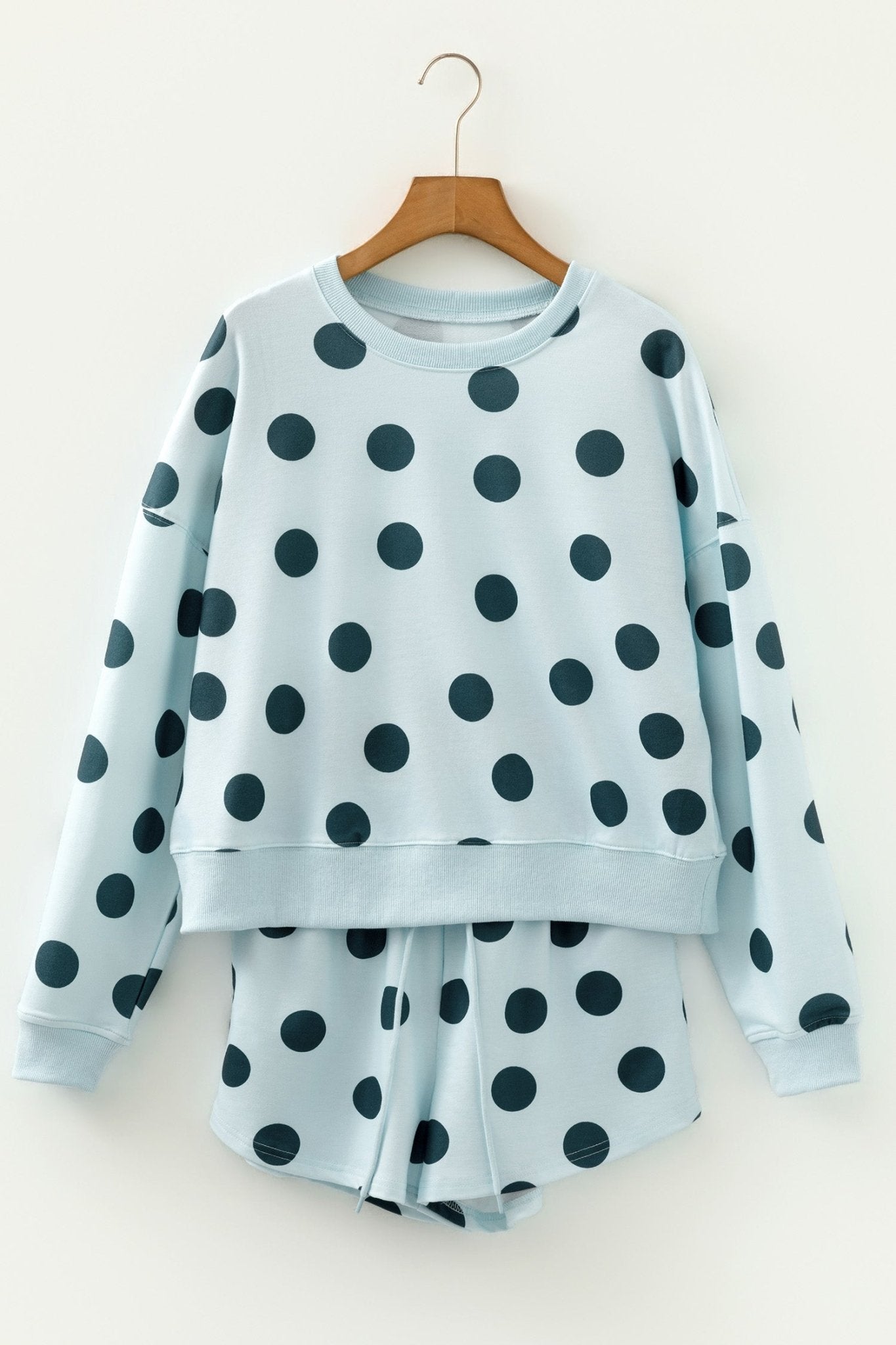 Lia Shoulder Pullover Drawstring Shorts Set - Hello Beautiful BoutiqueShort SetsThreaded Pear