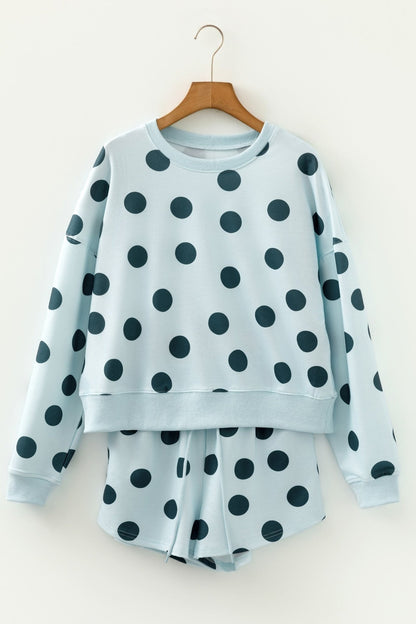 Lia Shoulder Pullover Drawstring Shorts Set - Hello Beautiful BoutiqueShort SetsThreaded Pear
