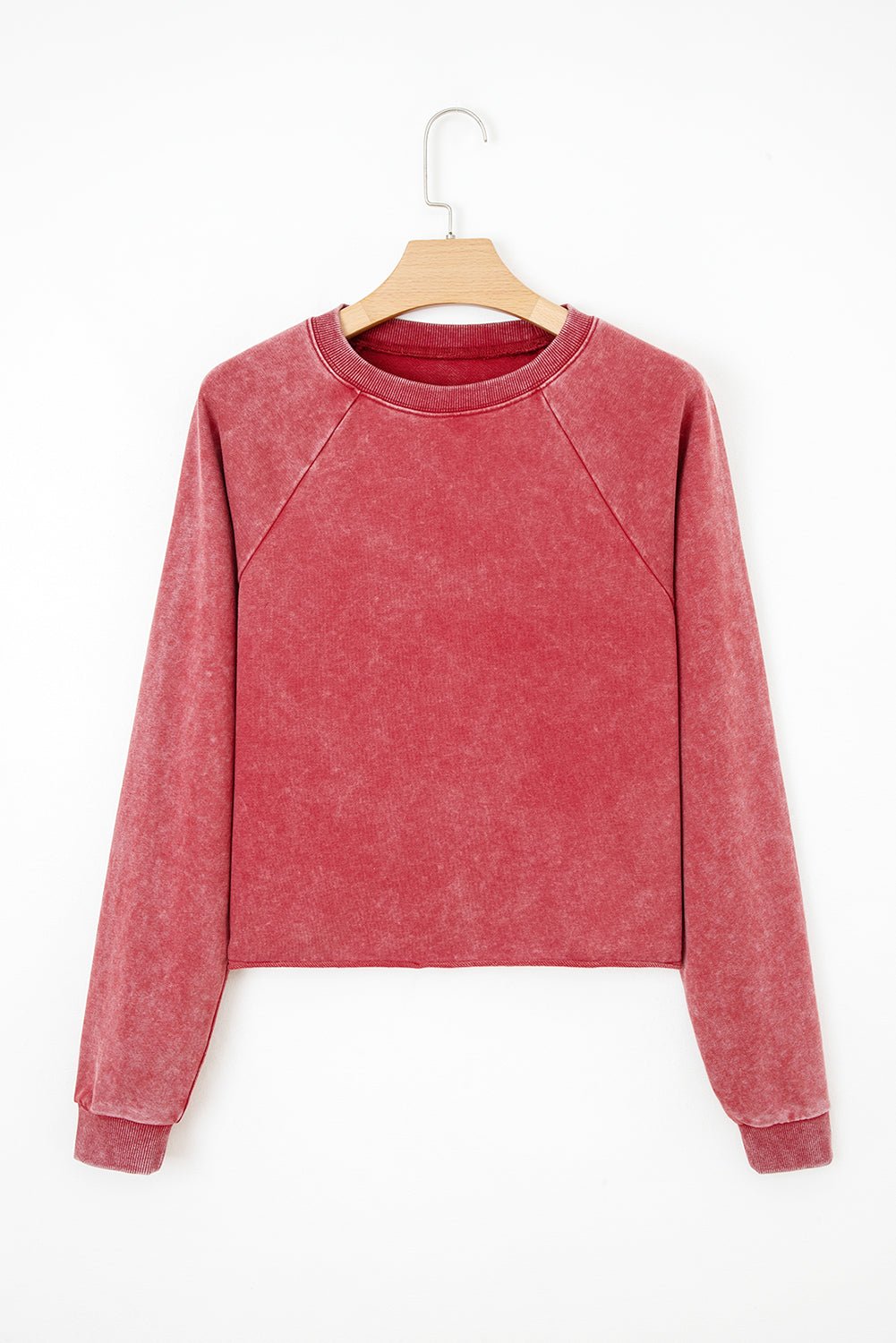 Liberty Raw Hem Crop Sweatshirt - Hello Beautiful BoutiqueSweatshirts & HoodiesThreaded Pear