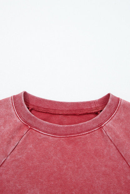 Liberty Raw Hem Crop Sweatshirt - Hello Beautiful BoutiqueSweatshirts & HoodiesThreaded Pear