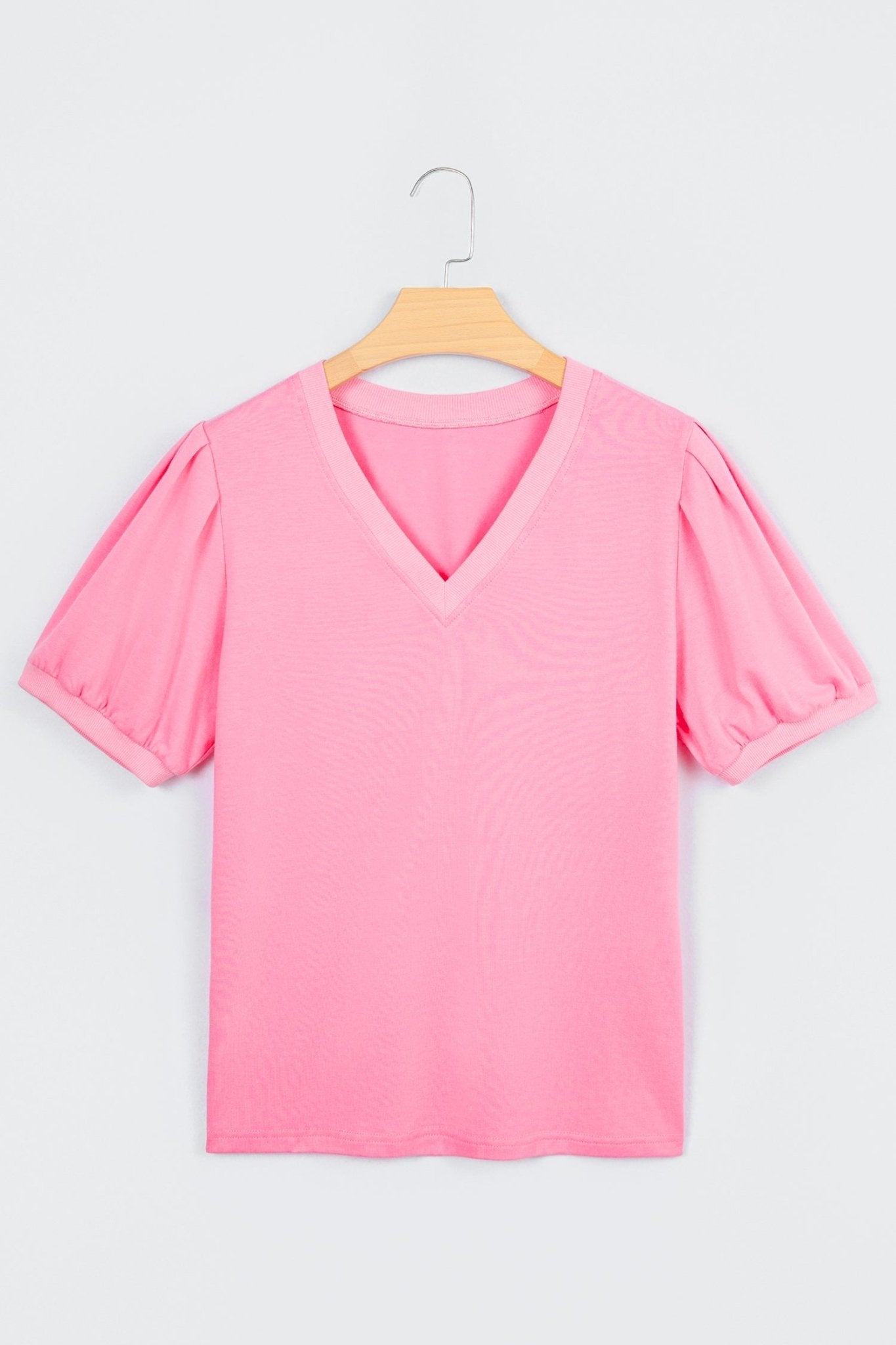 Lilah Short Puff Sleeve Blouse - Hello Beautiful BoutiqueBlouses & ShirtsThreaded Pear