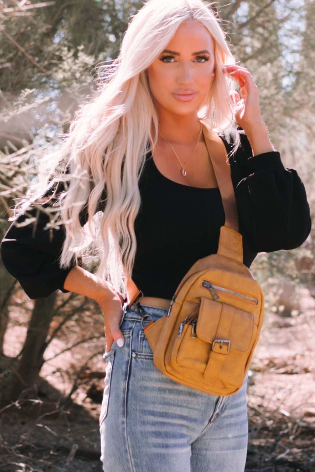 Lilah Vintage Sling Bag - Hello Beautiful BoutiqueCrossbody BagsThreaded Pear