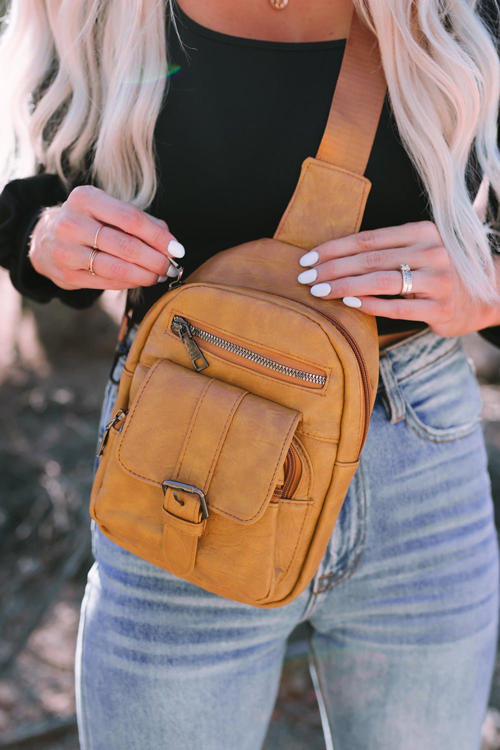 Lilah Vintage Sling Bag - Hello Beautiful BoutiqueCrossbody BagsThreaded Pear