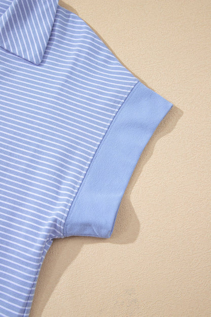 Lilian Dolman Sleeve Polo Shirt Set - Hello Beautiful BoutiqueShort SetsThreaded Pear