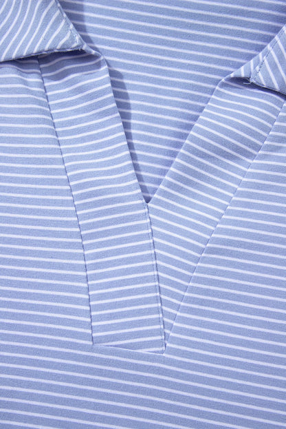Lilian Dolman Sleeve Polo Shirt Set - Hello Beautiful BoutiqueShort SetsThreaded Pear