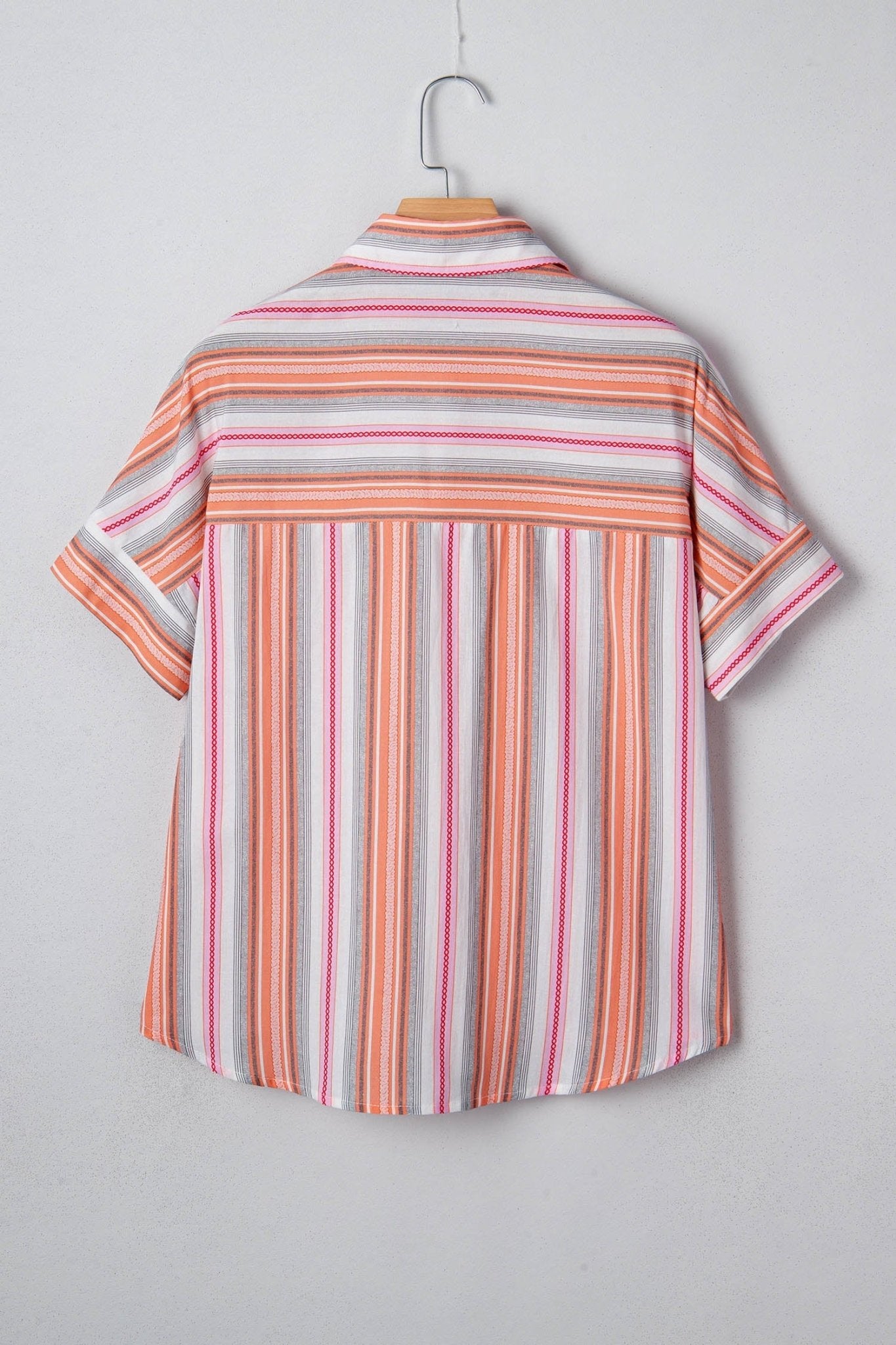 Lilian Up Short Sleeve Shirt - Hello Beautiful BoutiqueBlouses & ShirtsThreaded Pear