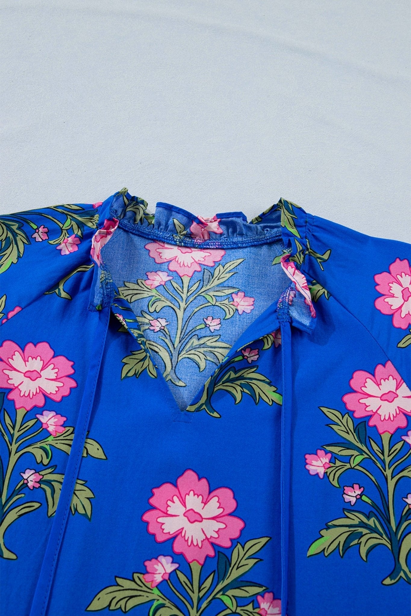 Lillian Sleeve Loose Flower Dress - Hello Beautiful BoutiqueFloral DressesThreaded Pear