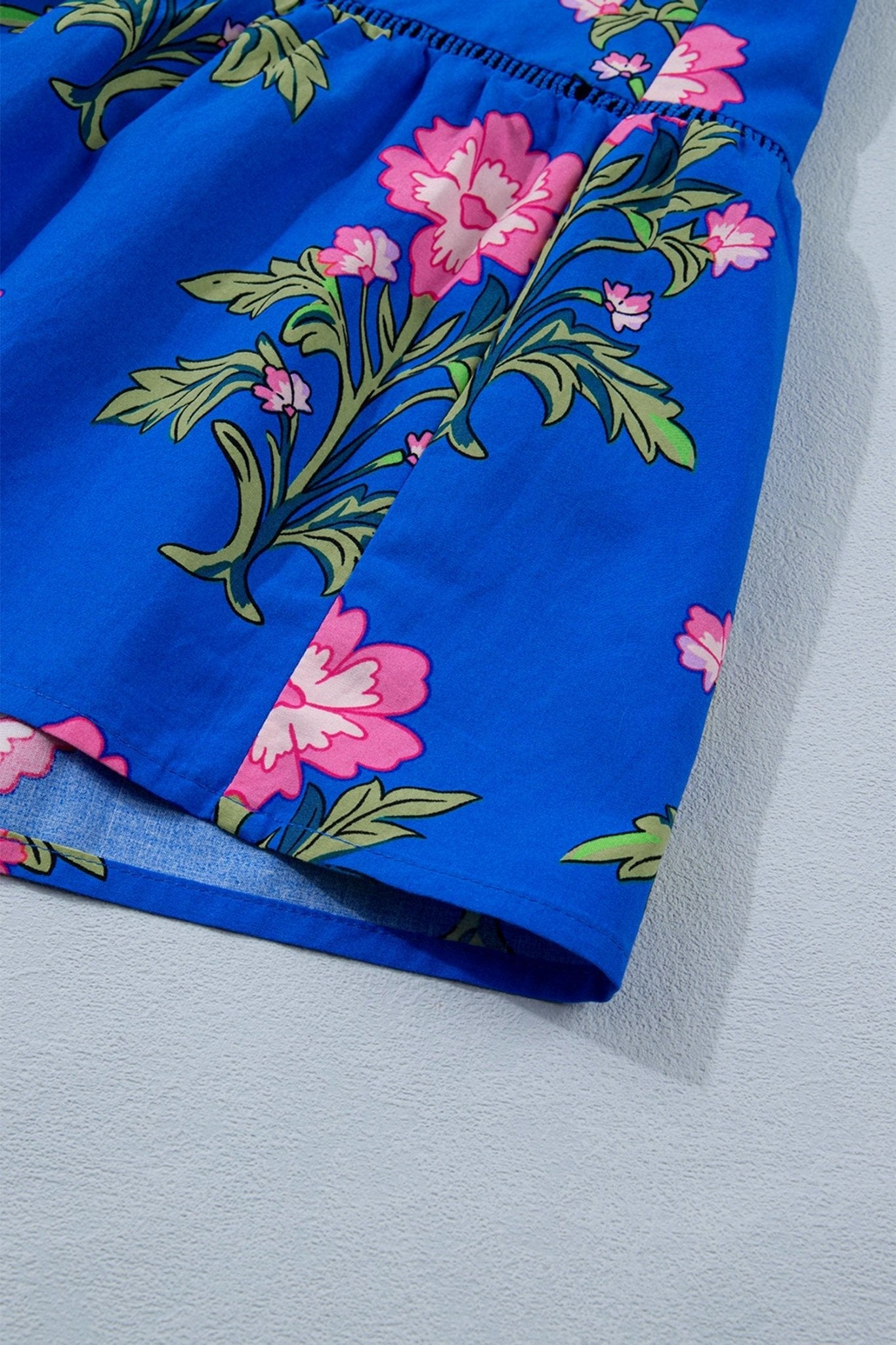 Lillian Sleeve Loose Flower Dress - Hello Beautiful BoutiqueFloral DressesThreaded Pear