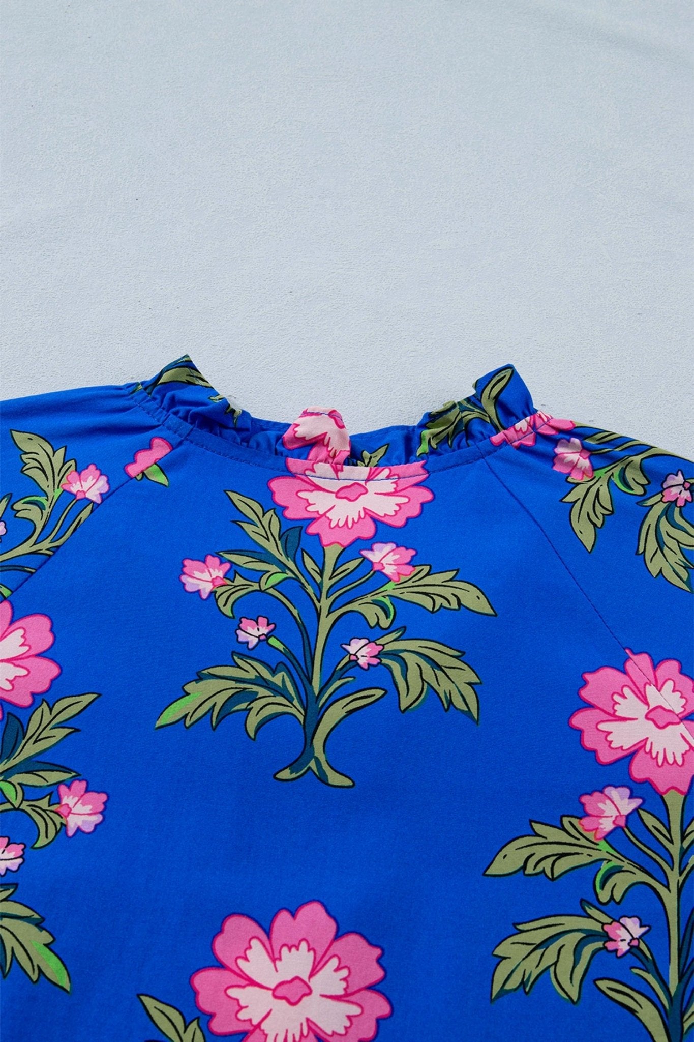 Lillian Sleeve Loose Flower Dress - Hello Beautiful BoutiqueFloral DressesThreaded Pear