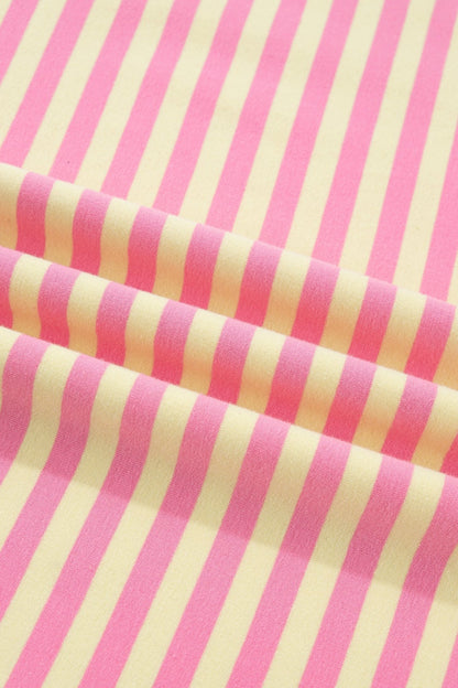 Lilliana Stripe Boxy PLUS Set - Hello Beautiful BoutiquePlus Size LoungewearThreaded Pear