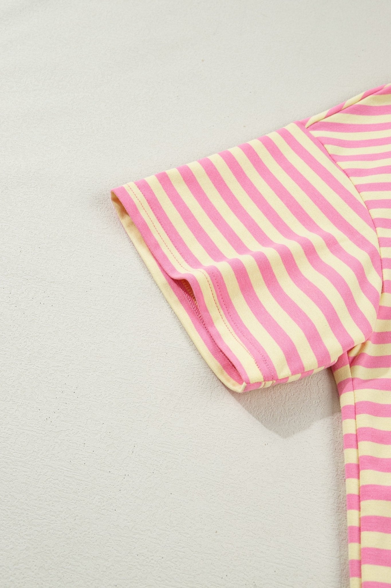 Lilliana Stripe Boxy PLUS Set - Hello Beautiful BoutiquePlus Size LoungewearThreaded Pear