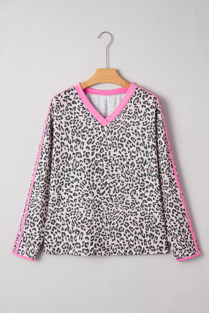 Lilliana Varsity Stripe Detail Long Sleeve Top - Hello Beautiful BoutiqueLong Sleeve TopsThreaded Pear