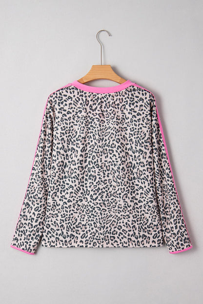 Lilliana Varsity Stripe Detail Long Sleeve Top - Hello Beautiful BoutiqueLong Sleeve TopsThreaded Pear