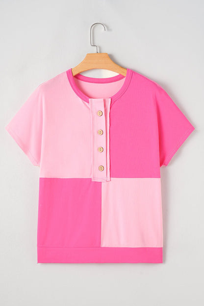 Lillie Half Collared T Shirt - Hello Beautiful BoutiqueTops & TeesThreaded Pear