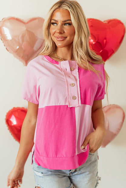 Lillie Half Collared T Shirt - Hello Beautiful BoutiqueTops & TeesThreaded Pear