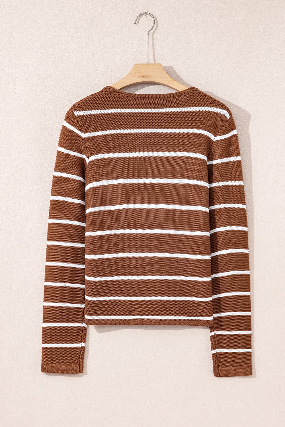 Lilly Striped Knit Cardigan Sweater - Hello Beautiful BoutiqueCardigansThreaded Pear
