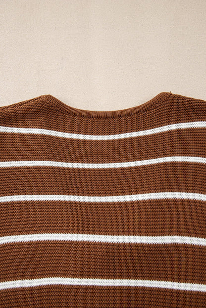 Lilly Striped Knit Cardigan Sweater - Hello Beautiful BoutiqueCardigansThreaded Pear